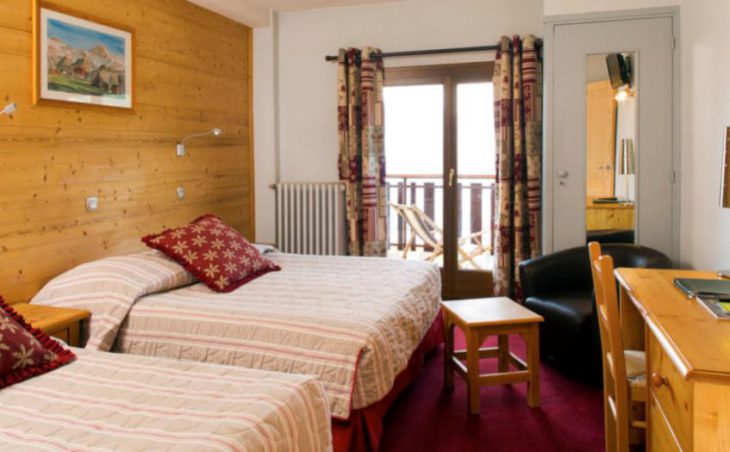 Hotel le Castillan, Alpe d'Huez, Bedroom